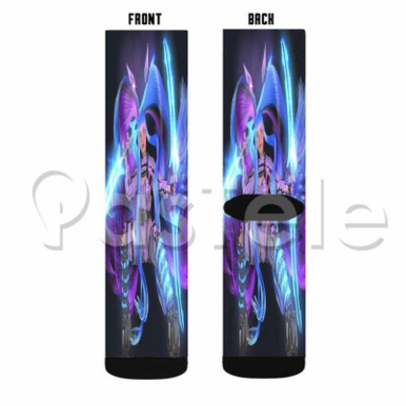 Ashnikko STUPID Custom Sublimation Personalized Printed Socks Polyester Acrylic Nylon Spandex