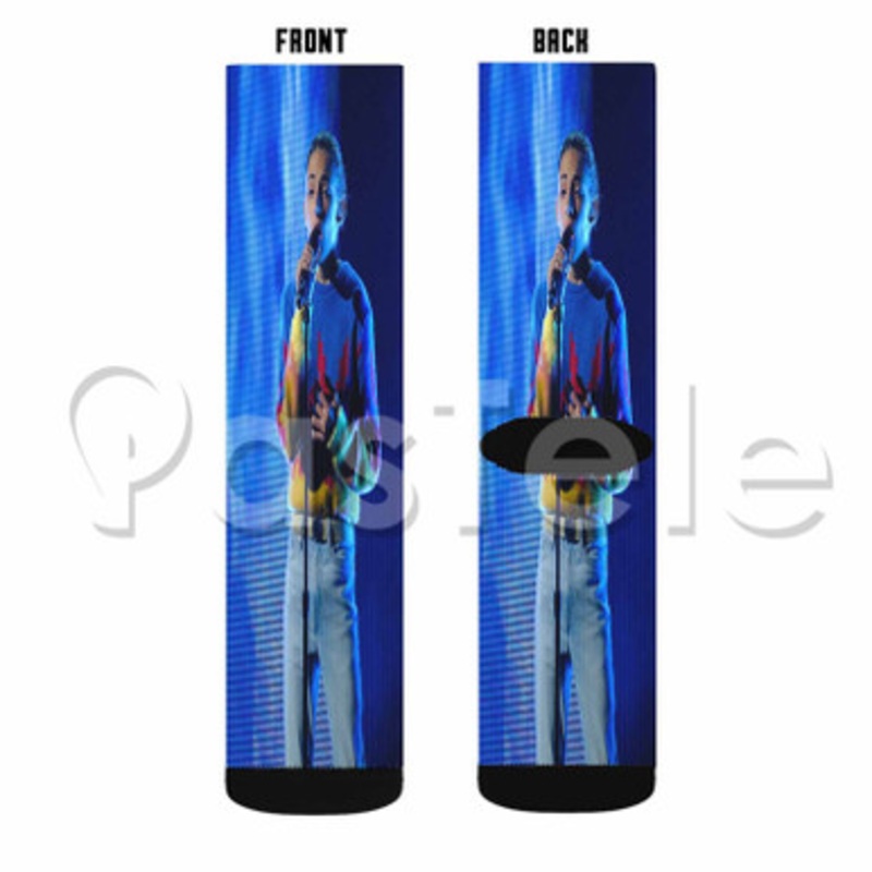Benicio Bryant Custom Sublimation Personalized Printed Socks Polyester Acrylic Nylon Spandex