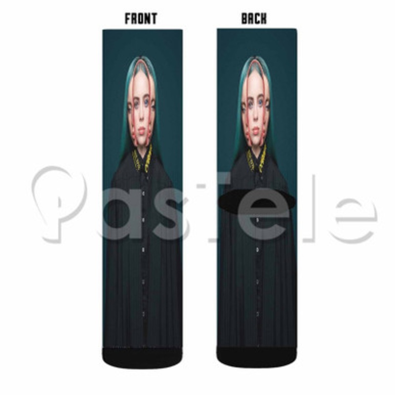 Billie Eilis Custom Sublimation Personalized Printed Socks Polyester Acrylic Nylon Spandex