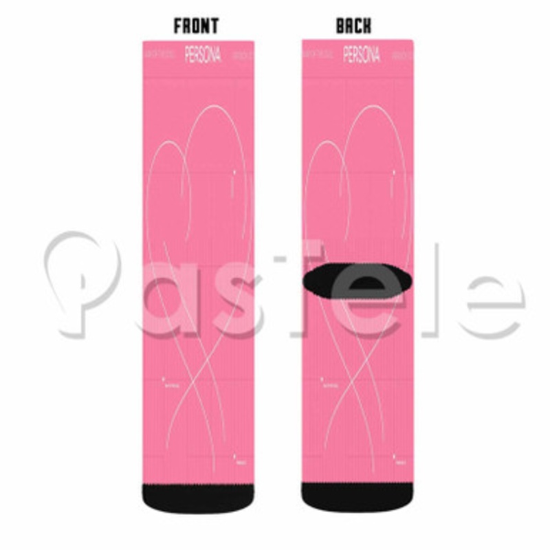 BTS Map Of The Soul PERSONA Custom Sublimation Personalized Printed Socks Polyester Acrylic Nylon Spandex