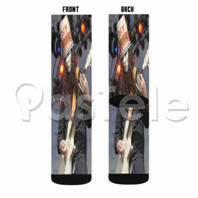 Buckethead Custom Sublimation Personalized Printed Socks Polyester Acrylic Nylon Spandex