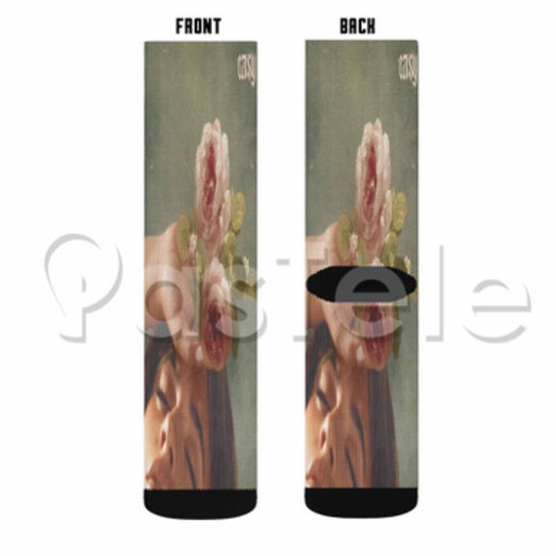 Camila Cabello Easy Custom Sublimation Personalized Printed Socks Polyester Acrylic Nylon Spandex
