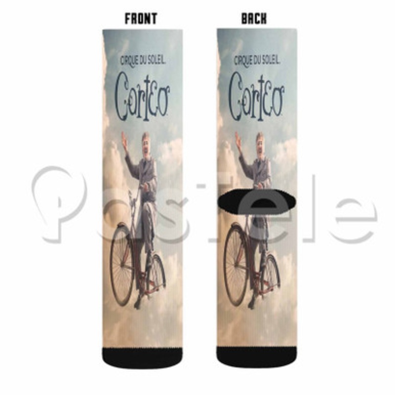 Cirque du Soleil Corteo Custom Sublimation Personalized Printed Socks Polyester Acrylic Nylon Spandex