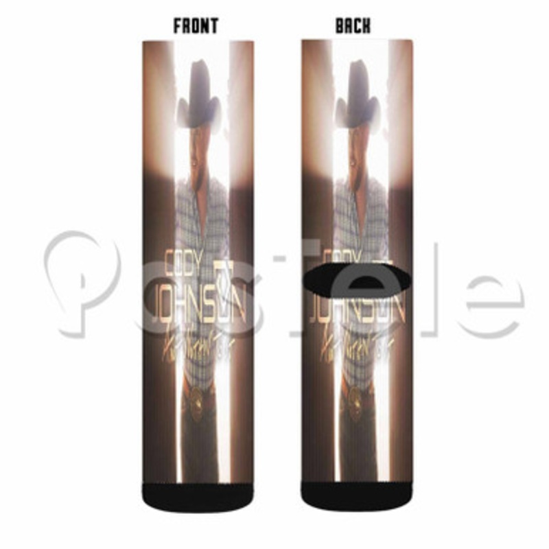 Cody Johnson Nothin on You Custom Sublimation Personalized Printed Socks Polyester Acrylic Nylon Spandex