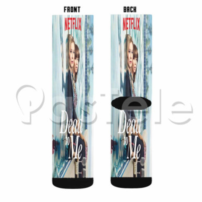 Dead to Me Custom Sublimation Personalized Printed Socks Polyester Acrylic Nylon Spandex
