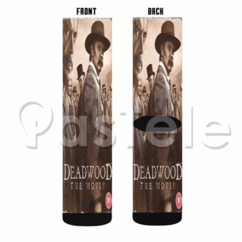 Deadwood The Movie Custom Sublimation Personalized Printed Socks Polyester Acrylic Nylon Spandex