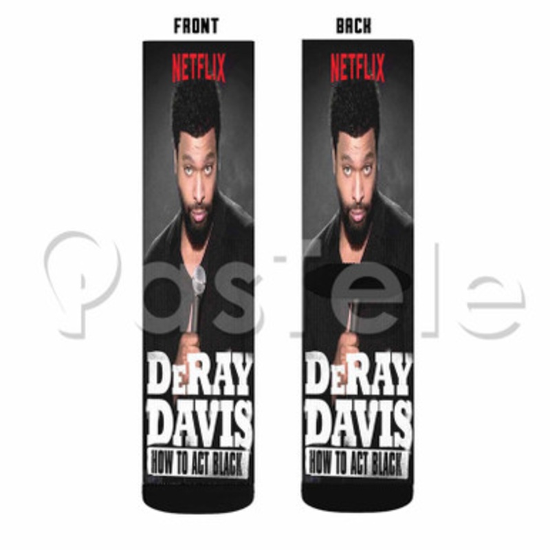 Deray Davis Custom Sublimation Personalized Printed Socks Polyester Acrylic Nylon Spandex