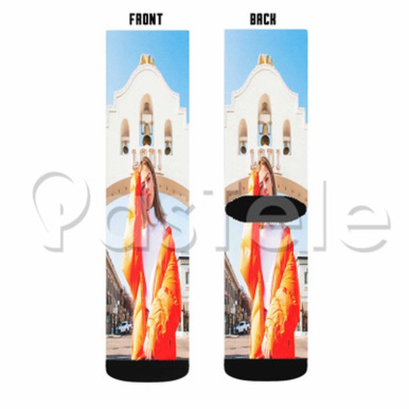 Destiny Rogers Custom Sublimation Personalized Printed Socks Polyester Acrylic Nylon Spandex