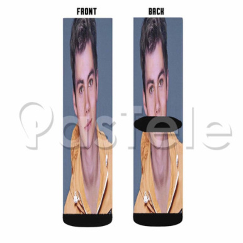 Dylan O brien Custom Sublimation Personalized Printed Socks Polyester Acrylic Nylon Spandex