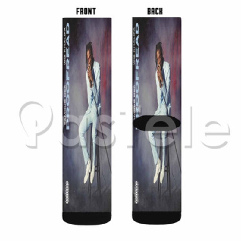 Famous Dex Proofread Custom Sublimation Personalized Printed Socks Polyester Acrylic Nylon Spandex