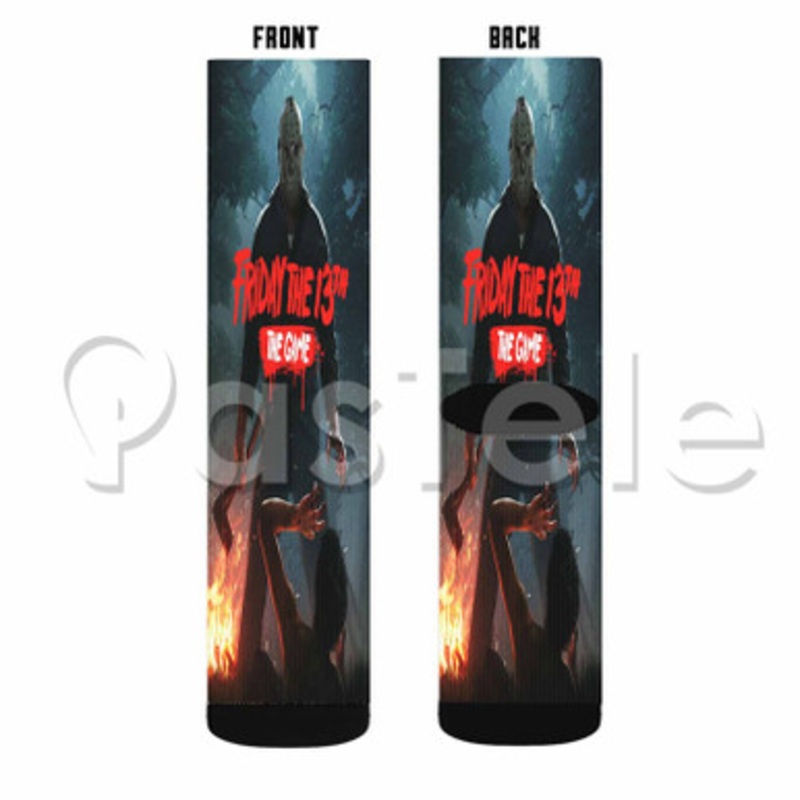 Friday the 13th The Game Custom Sublimation Personalized Printed Socks Polyester Acrylic Nylon Spandex