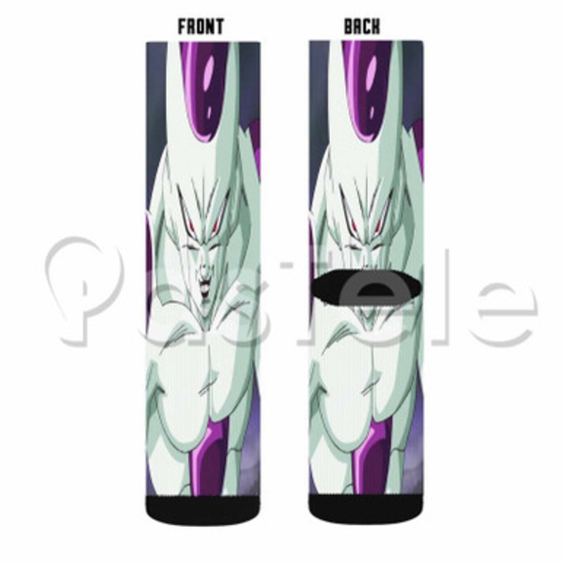frieza dragon ball z Custom Sublimation Personalized Printed Socks Polyester Acrylic Nylon Spandex