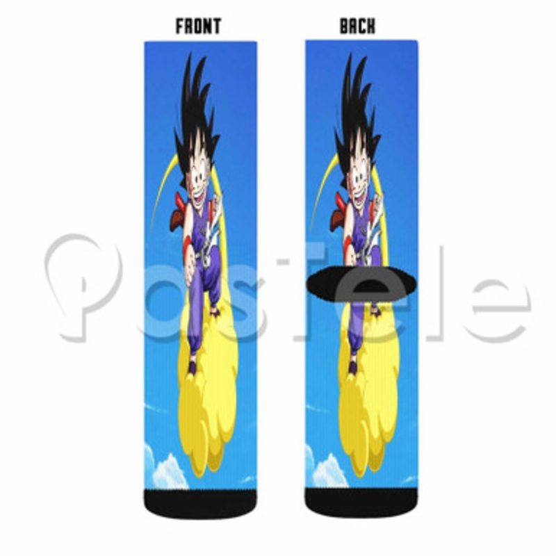 goku child Custom Sublimation Personalized Printed Socks Polyester Acrylic Nylon Spandex