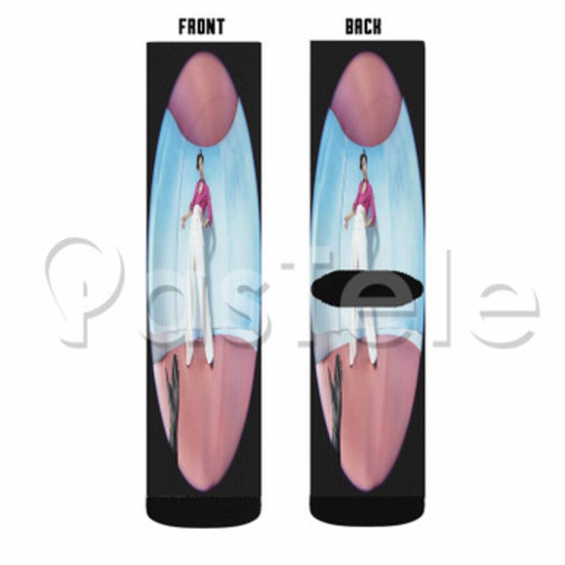 Harry Styles Fine Line Custom Sublimation Personalized Printed Socks Polyester Acrylic Nylon Spandex