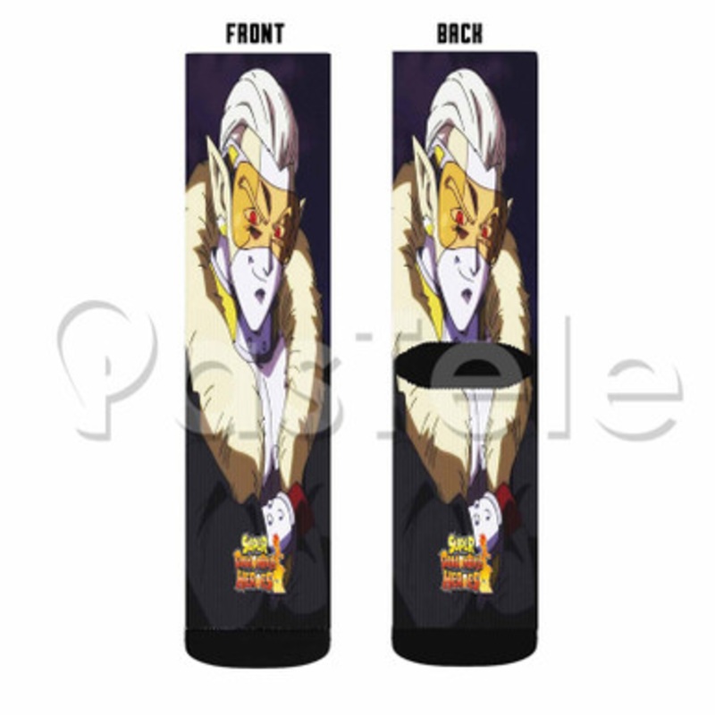 Hearts Dragon Ball Heroes Custom Sublimation Personalized Printed Socks Polyester Acrylic Nylon Spandex