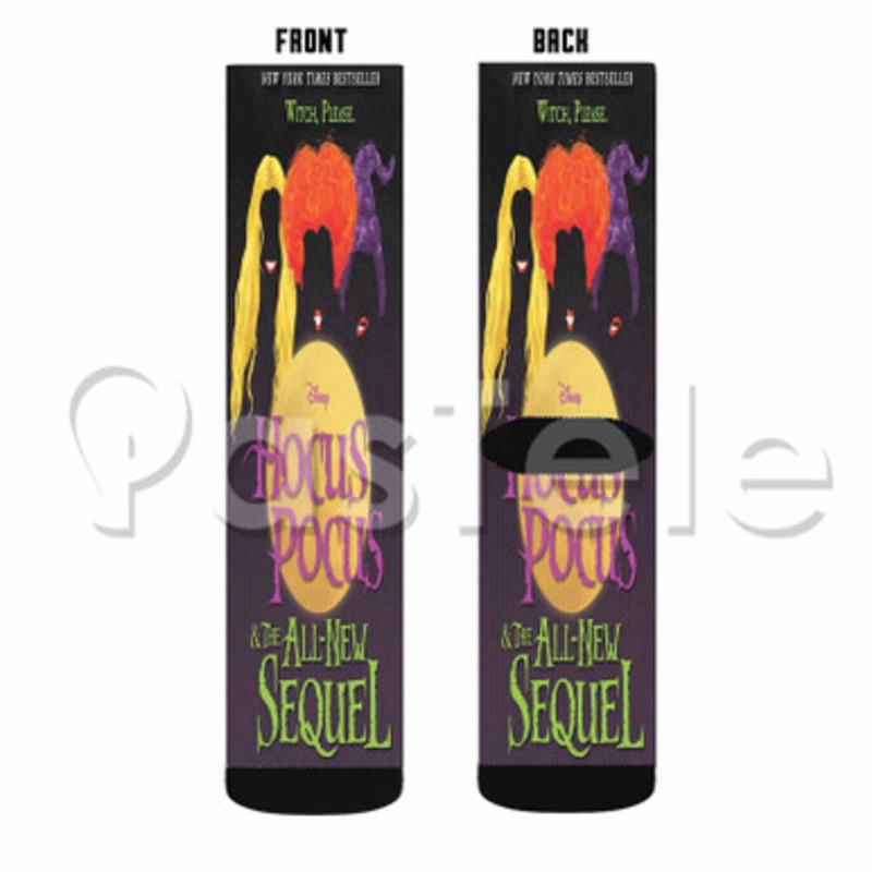 Hocus Pocus The All New Custom Sublimation Personalized Printed Socks Polyester Acrylic Nylon Spandex