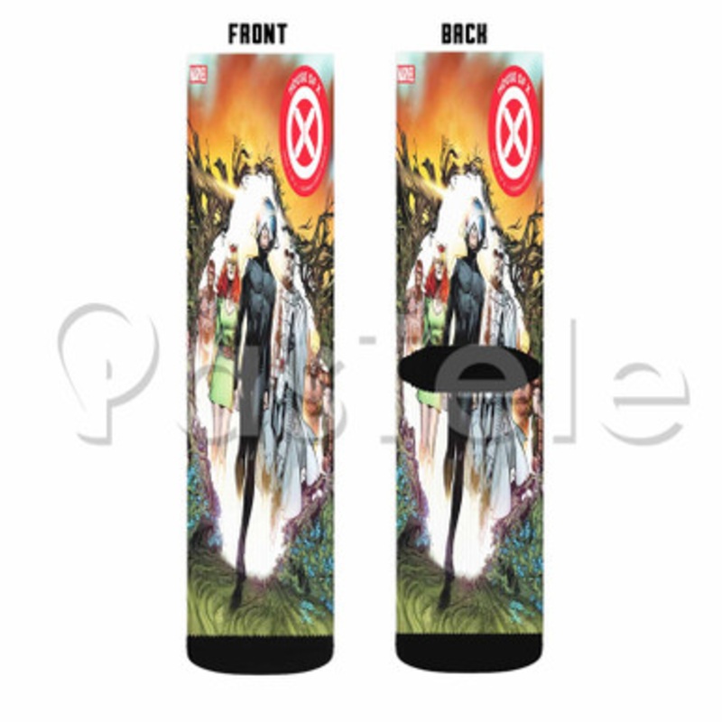 House of X Custom Sublimation Personalized Printed Socks Polyester Acrylic Nylon Spandex