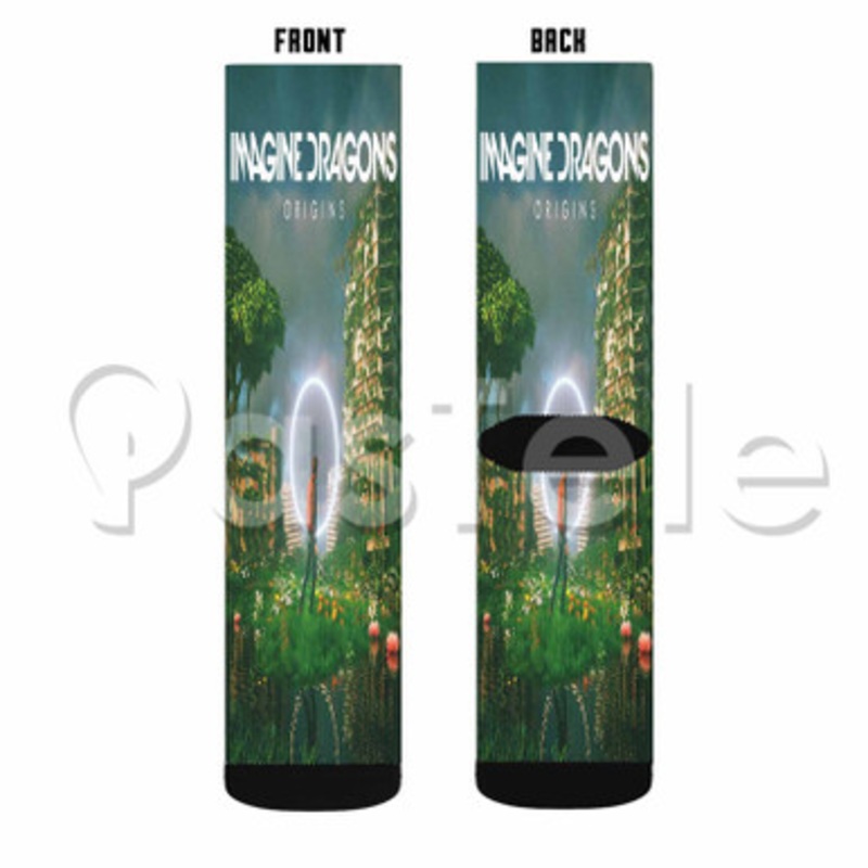 Imagine Dragons Origins Custom Sublimation Personalized Printed Socks Polyester Acrylic Nylon Spandex
