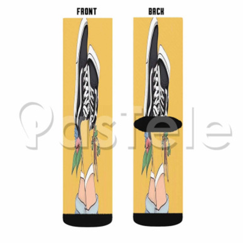 J Cole Type Beat Custom Sublimation Personalized Printed Socks Polyester Acrylic Nylon Spandex