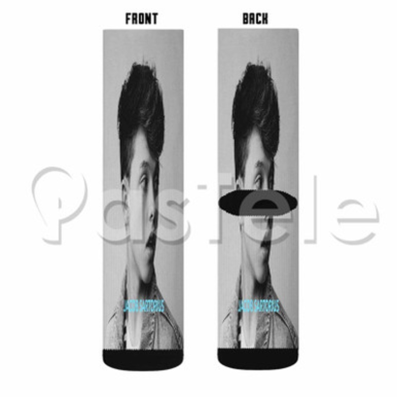 jacob sartorius Custom Sublimation Personalized Printed Socks Polyester Acrylic Nylon Spandex