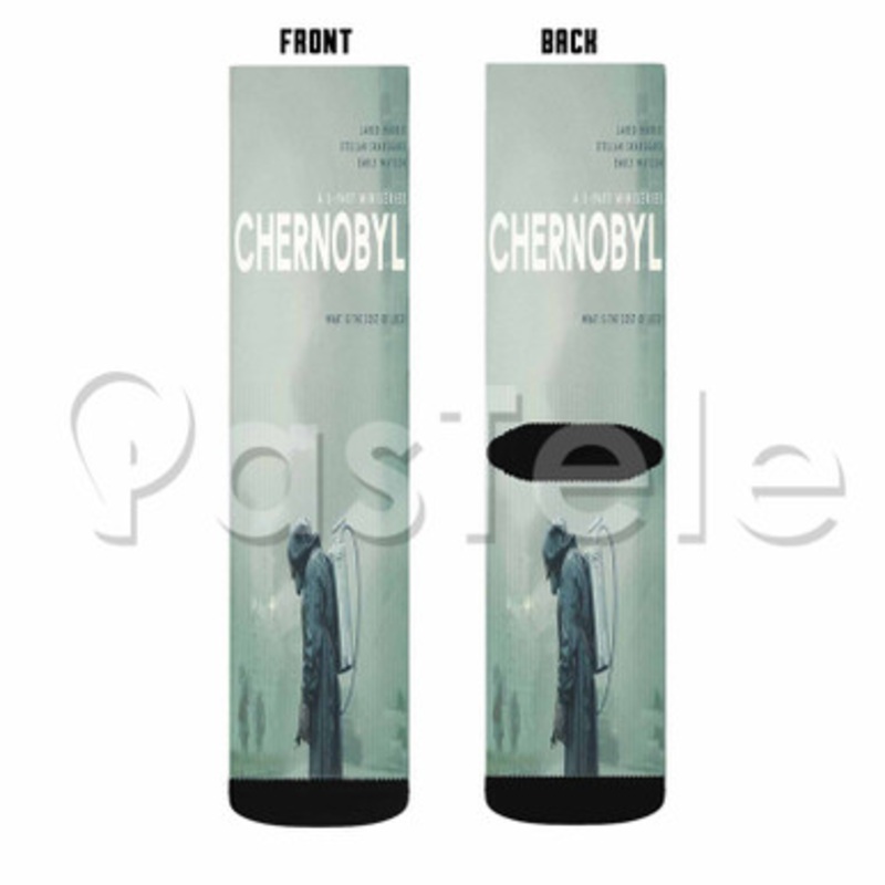 Chernobyl Custom Sublimation Personalized Printed Socks Polyester Acrylic Nylon Spandex