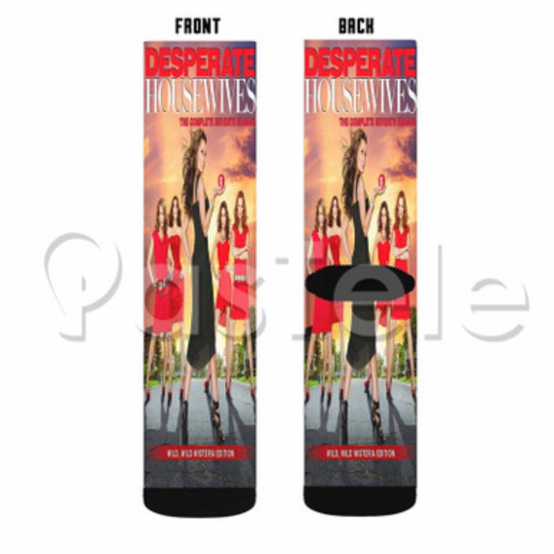 Desperate Housewives Custom Sublimation Personalized Printed Socks Polyester Acrylic Nylon Spandex