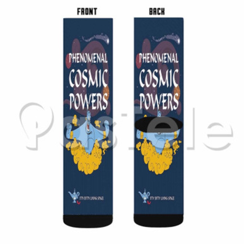 Disney Aladdin Custom Sublimation Personalized Printed Socks Polyester Acrylic Nylon Spandex