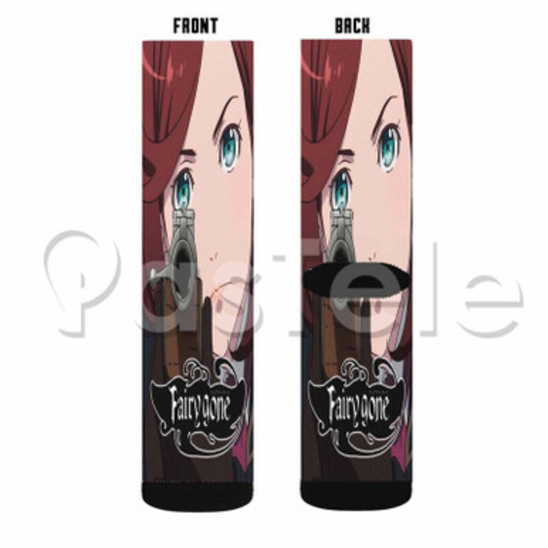 Fairy Gone 2 Custom Sublimation Personalized Printed Socks Polyester Acrylic Nylon Spandex