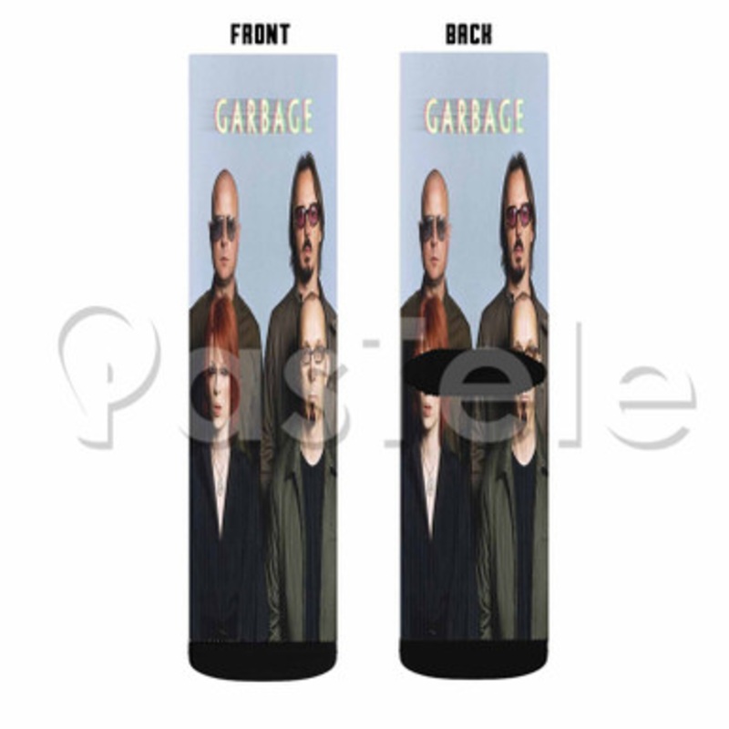 Garbage Band Custom Sublimation Personalized Printed Socks Polyester Acrylic Nylon Spandex