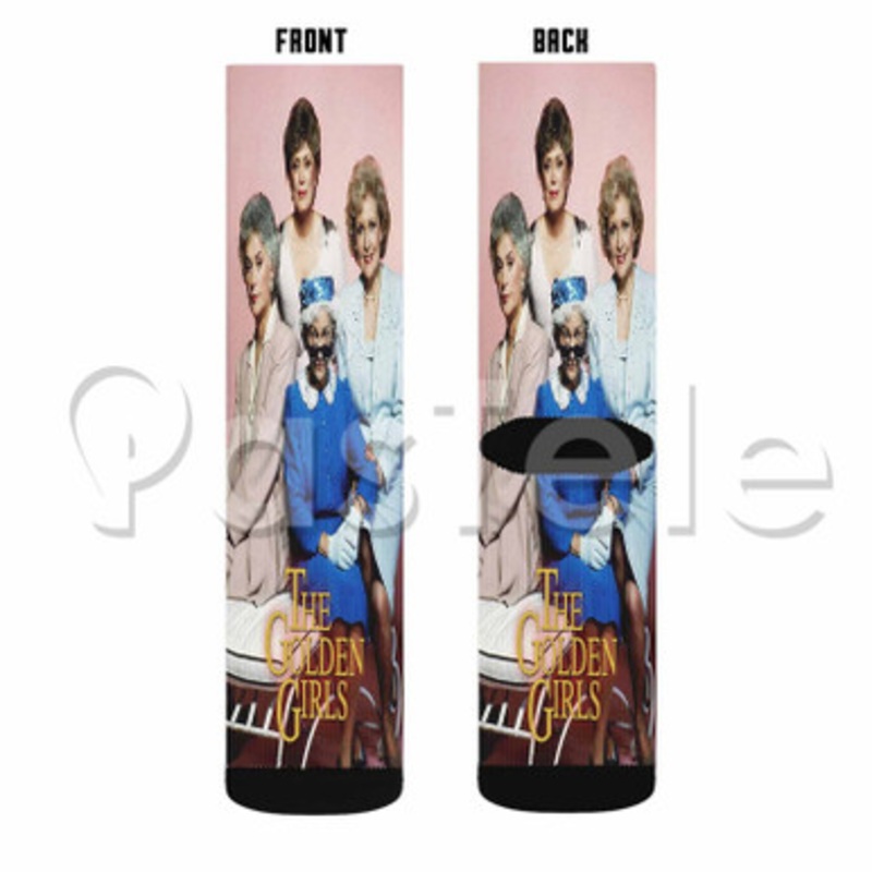 Golden Girls Custom Sublimation Personalized Printed Socks Polyester Acrylic Nylon Spandex