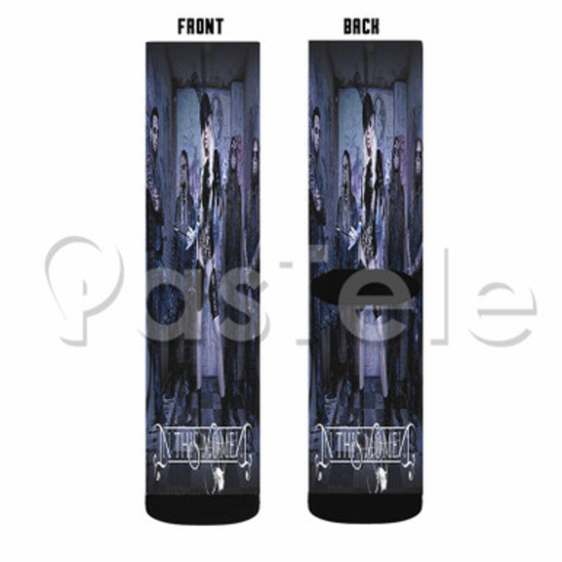 In This Moment Custom Sublimation Personalized Printed Socks Polyester Acrylic Nylon Spandex