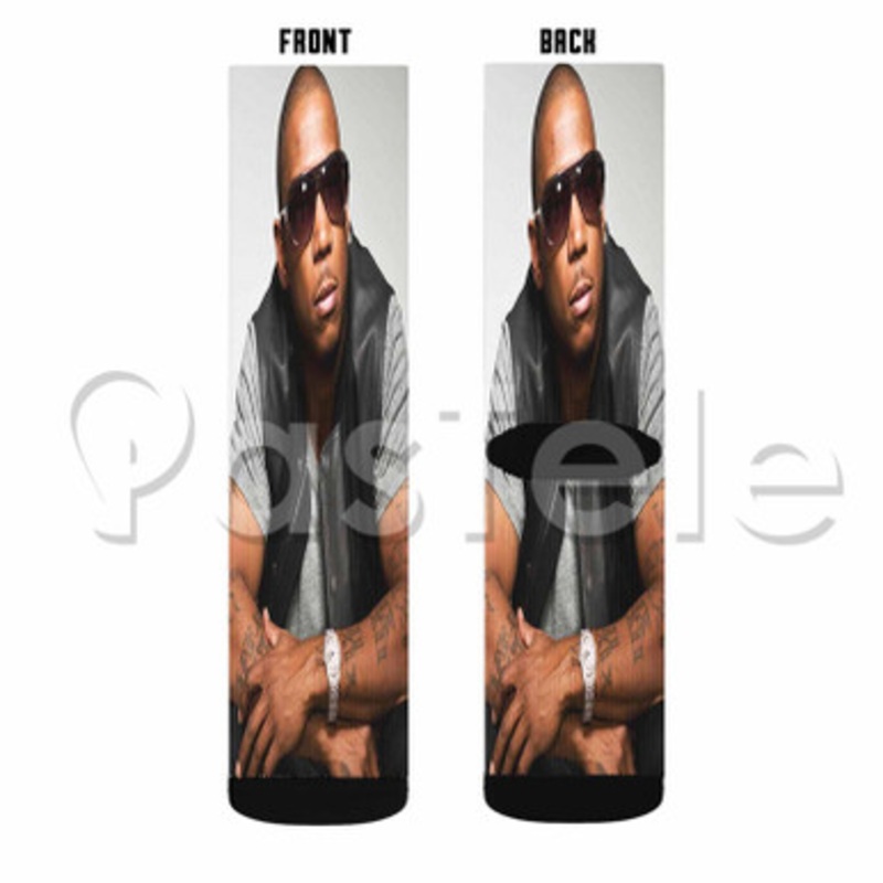 Ja Rule Custom Sublimation Personalized Printed Socks Polyester Acrylic Nylon Spandex