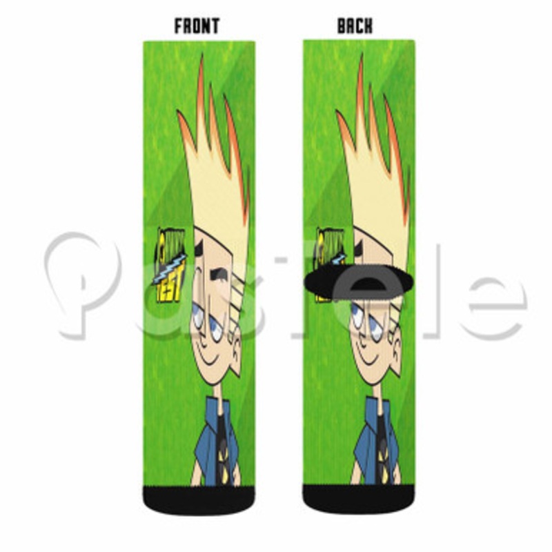 Johnny Test Custom Sublimation Personalized Printed Socks Polyester Acrylic Nylon Spandex