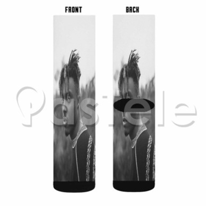 Juice WRLD 2 Custom Sublimation Personalized Printed Socks Polyester Acrylic Nylon Spandex