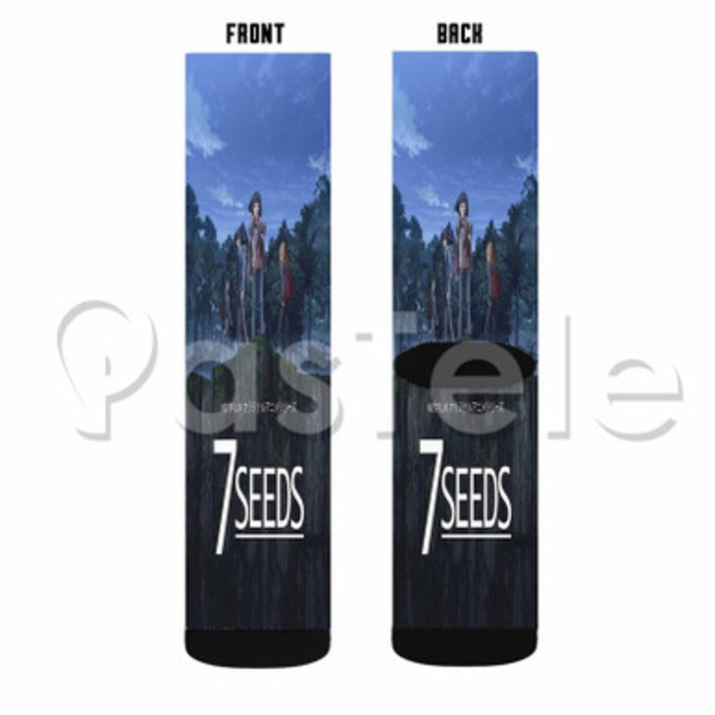 7 Seeds Custom Sublimation Personalized Printed Socks Polyester Acrylic Nylon Spandex