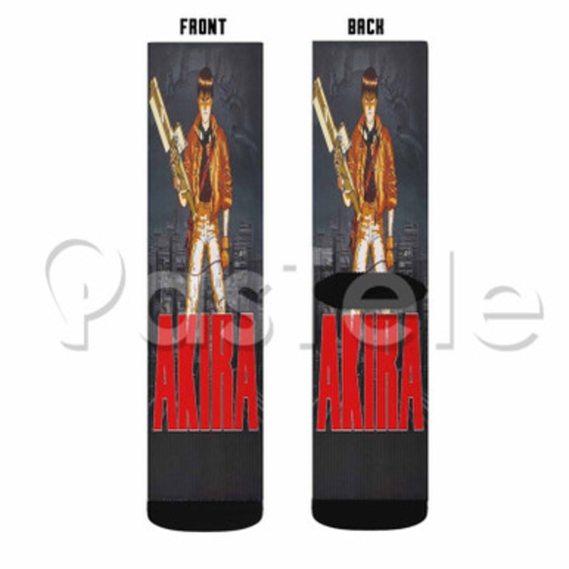 Akira Custom Sublimation Personalized Printed Socks Polyester Acrylic Nylon Spandex
