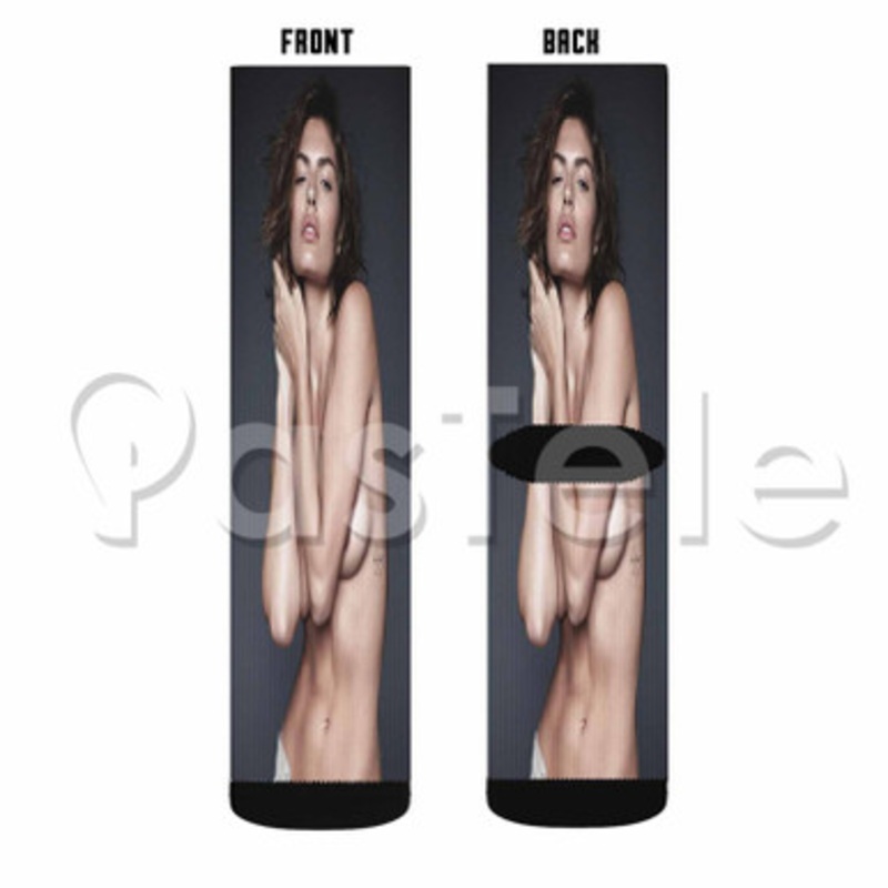 Alyssa Miller Custom Sublimation Personalized Printed Socks Polyester Acrylic Nylon Spandex