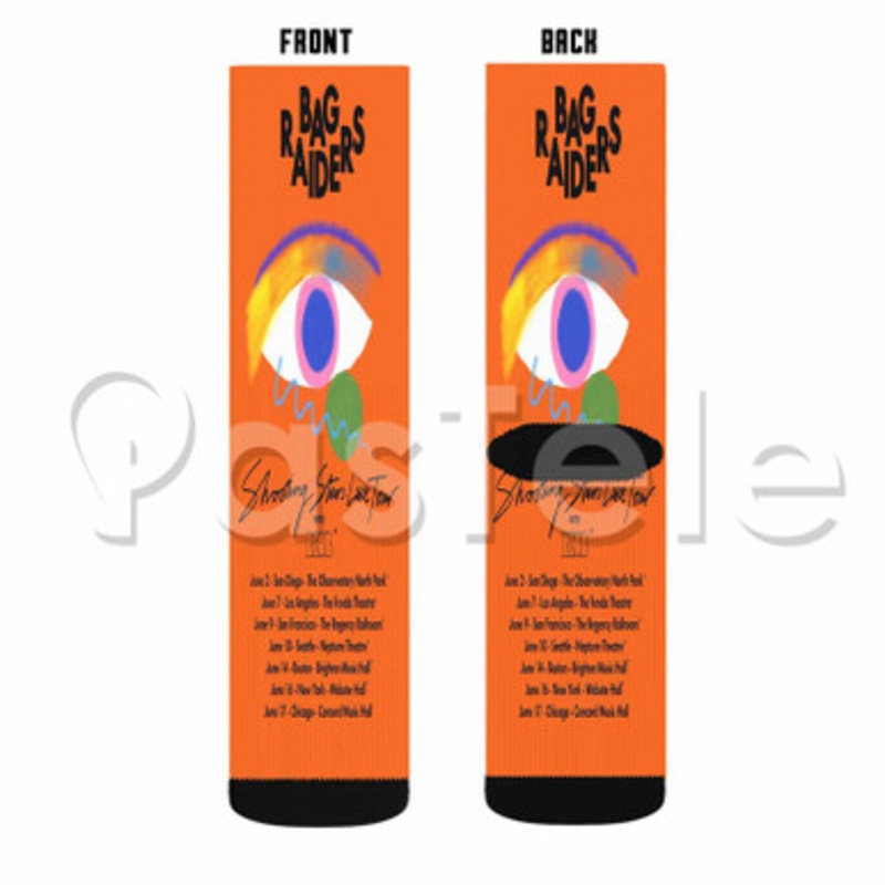 Bag Raiders Custom Sublimation Personalized Printed Socks Polyester Acrylic Nylon Spandex