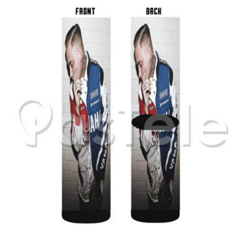 Blackbear Custom Sublimation Personalized Printed Socks Polyester Acrylic Nylon Spandex
