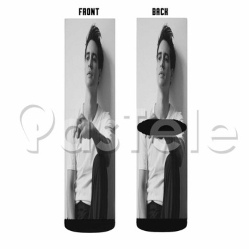 Brendon Urie Custom Sublimation Personalized Printed Socks Polyester Acrylic Nylon Spandex