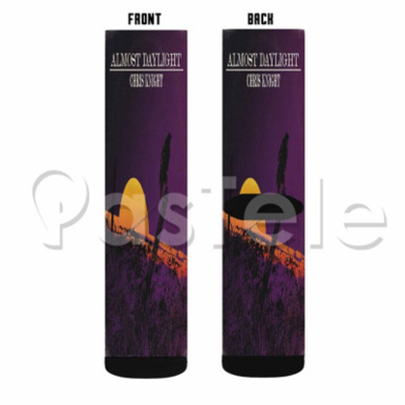 Chris Knight Almost Daylight Custom Sublimation Personalized Printed Socks Polyester Acrylic Nylon Spandex