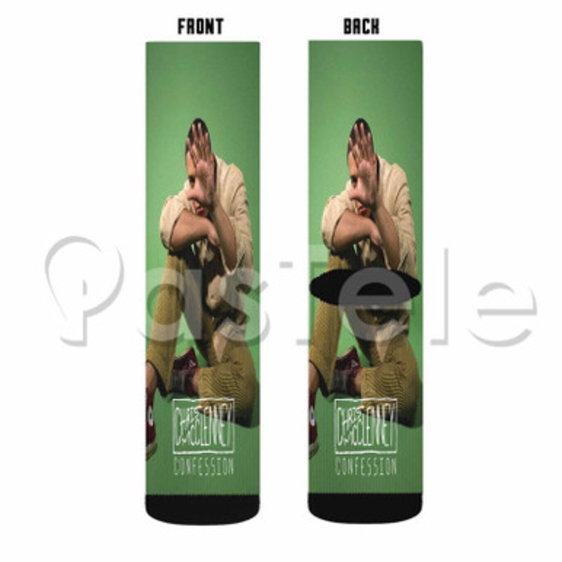 Confession Chris Mc Clenney Custom Sublimation Personalized Printed Socks Polyester Acrylic Nylon Spandex