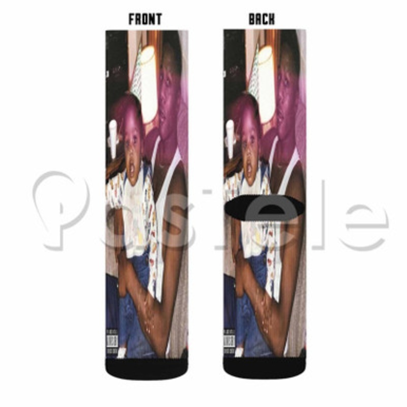 Da Baby KIRK Custom Sublimation Personalized Printed Socks Polyester Acrylic Nylon Spandex