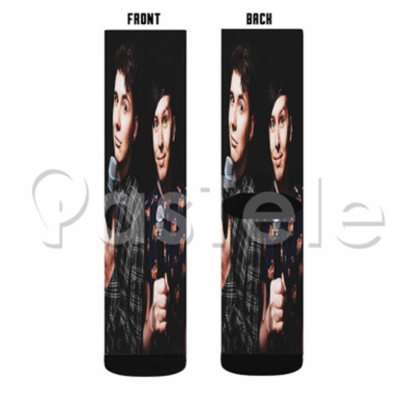 Dan Phil Custom Sublimation Personalized Printed Socks Polyester Acrylic Nylon Spandex