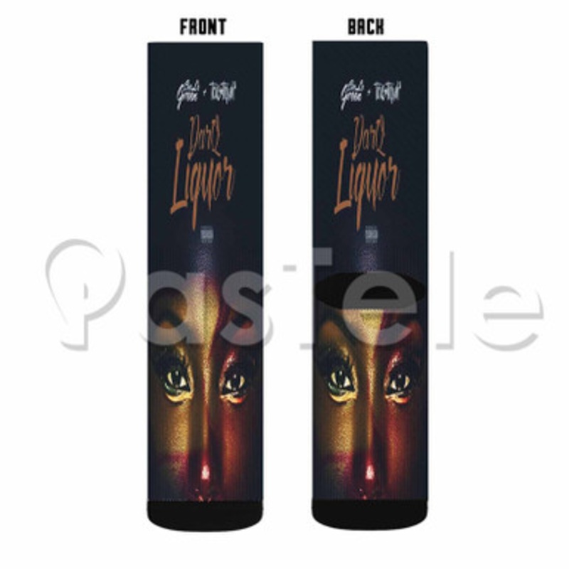Dark Liquor Cee Lo Green Feat Tone Trump Custom Sublimation Personalized Printed Socks Polyester Acrylic Nylon Spandex