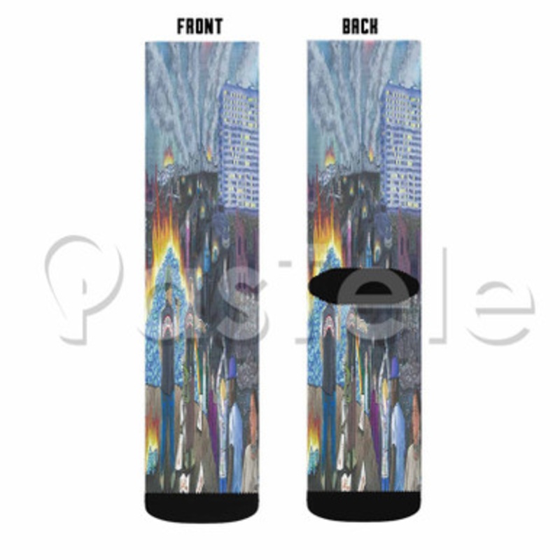 Famsquad I Get Me Me Custom Sublimation Personalized Printed Socks Polyester Acrylic Nylon Spandex
