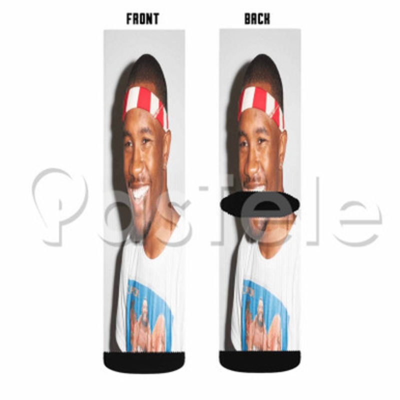 Frank Ocean Custom Sublimation Personalized Printed Socks Polyester Acrylic Nylon Spandex