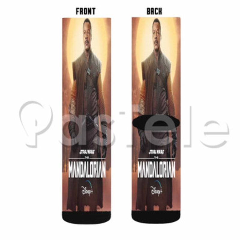 Greef Karga Star Wars The Mandalorian Custom Sublimation Personalized Printed Socks Polyester Acrylic Nylon Spandex