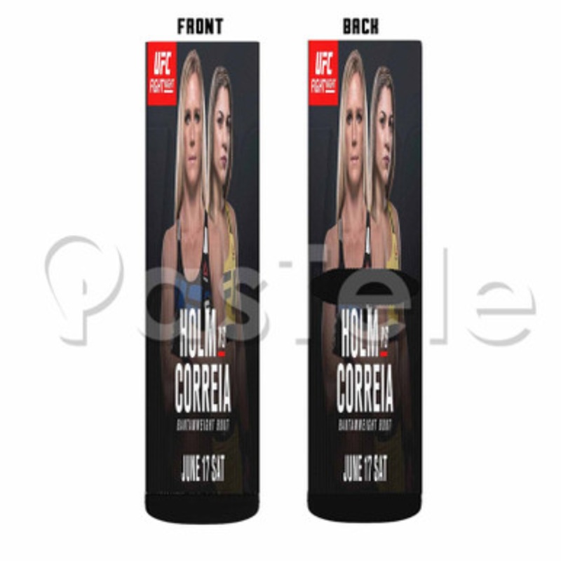 Holly Holm vs Bethe Correia Custom Sublimation Personalized Printed Socks Polyester Acrylic Nylon Spandex
