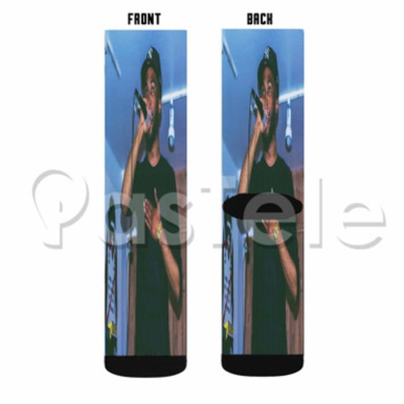 Jay Solstice Ricura Custom Sublimation Personalized Printed Socks Polyester Acrylic Nylon Spandex